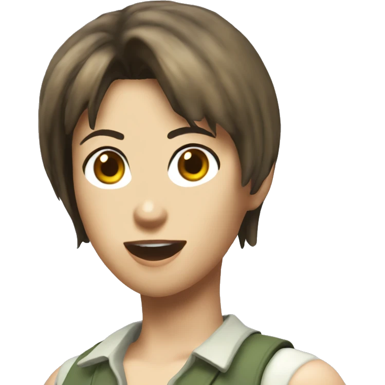Rebecca Chambers from Resident Evil emoji