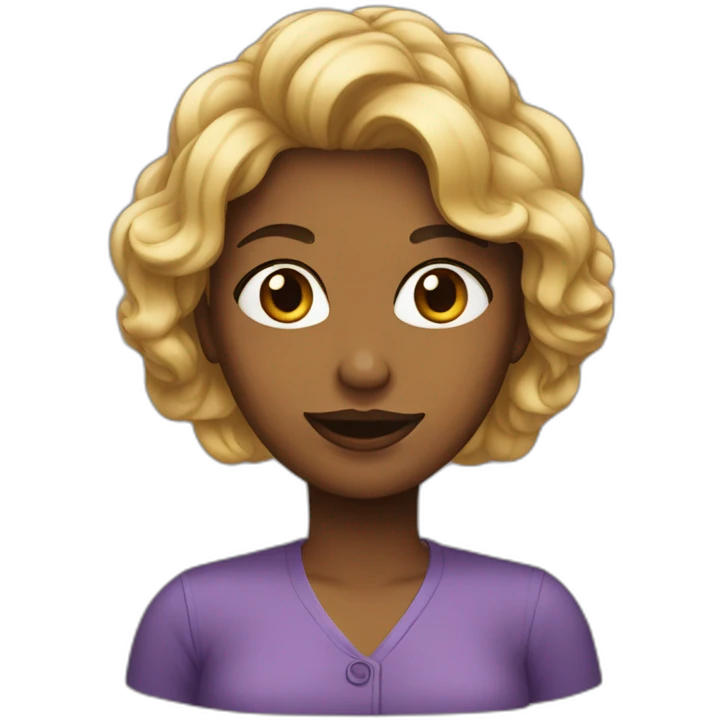 Femme étonnée emoji