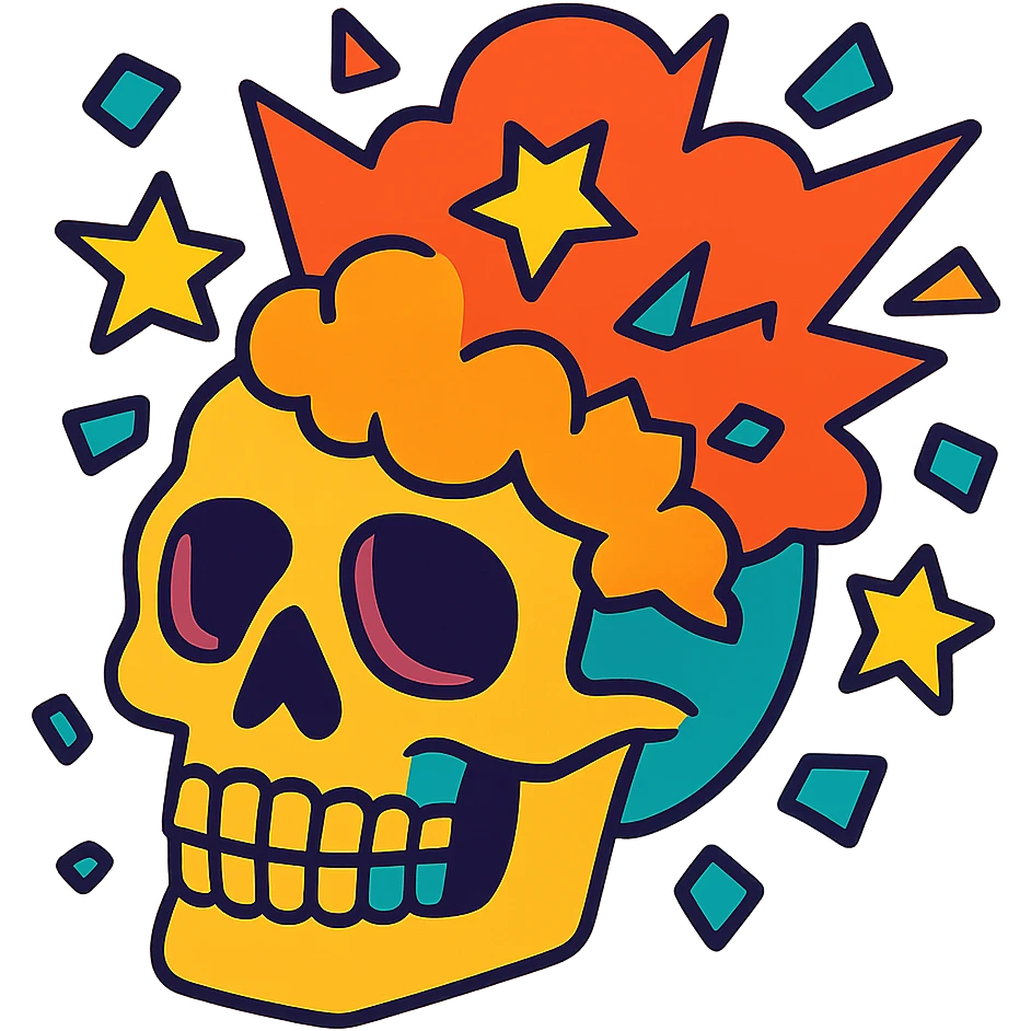 exploding skull emoji