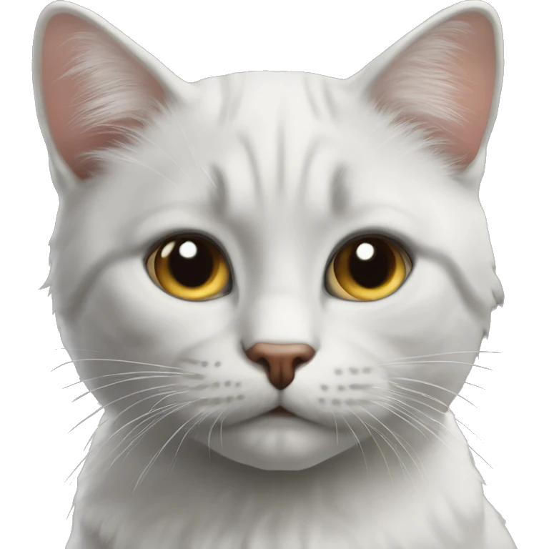 Черно бело рыжая кошка emoji