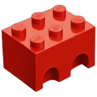 Red Lego piece emoji