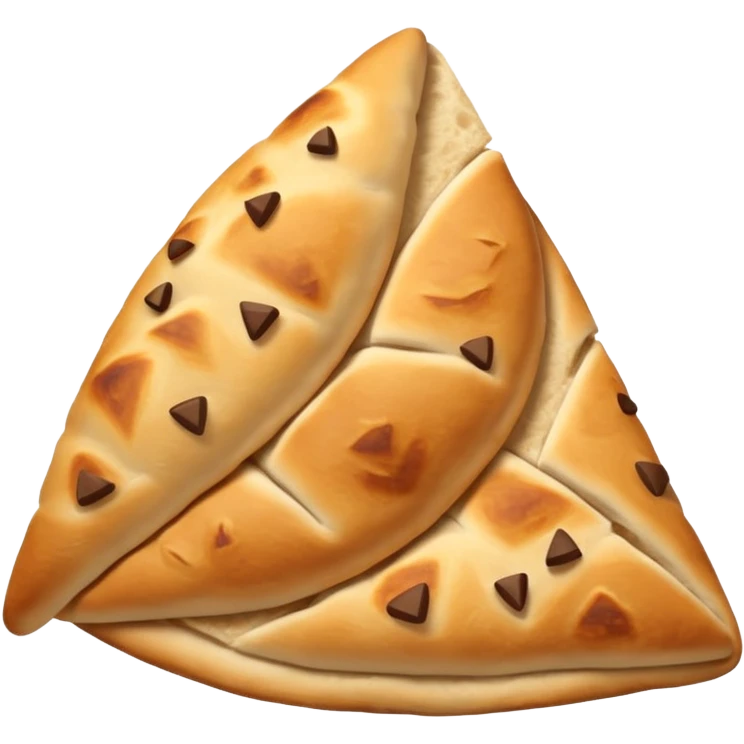 naan bread cut in triangles emoji