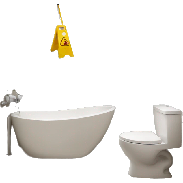 cleaning bathroom emoji