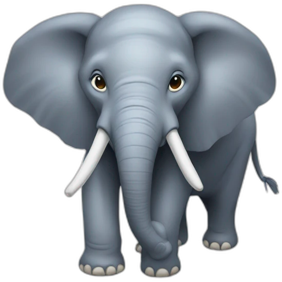 Éléphant cœur  emoji