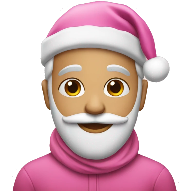 pink christmas  emoji