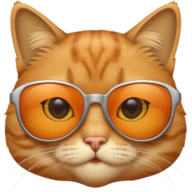 Cat wearing sunglasses emoji