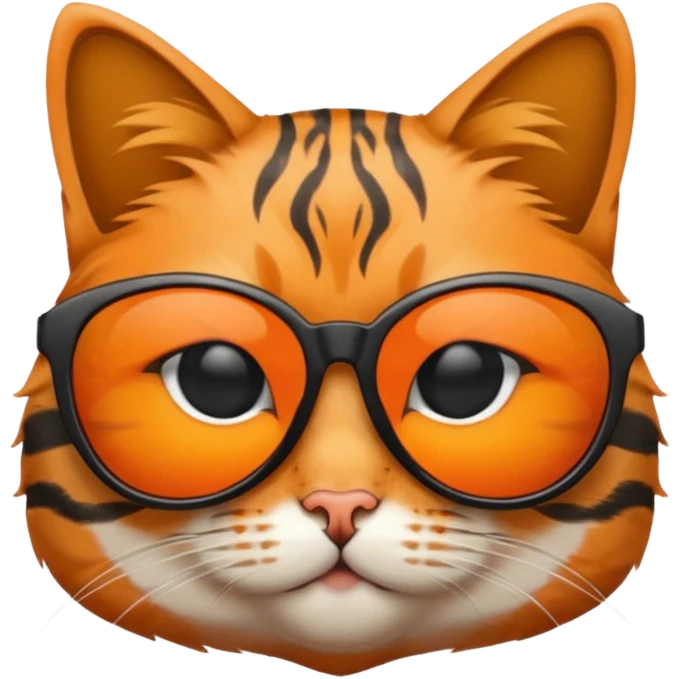 Cat wearing sunglasses emoji
