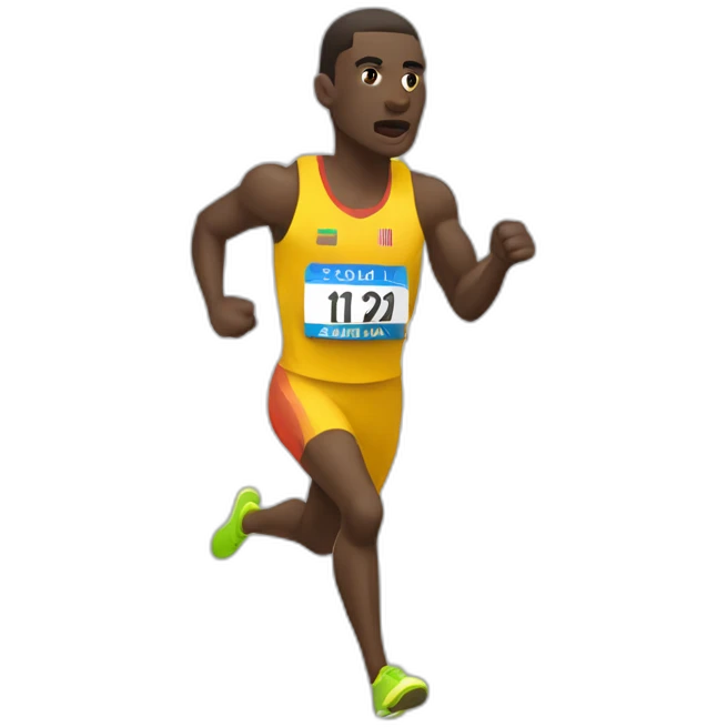 Lanzador de jabalina atletismo  emoji