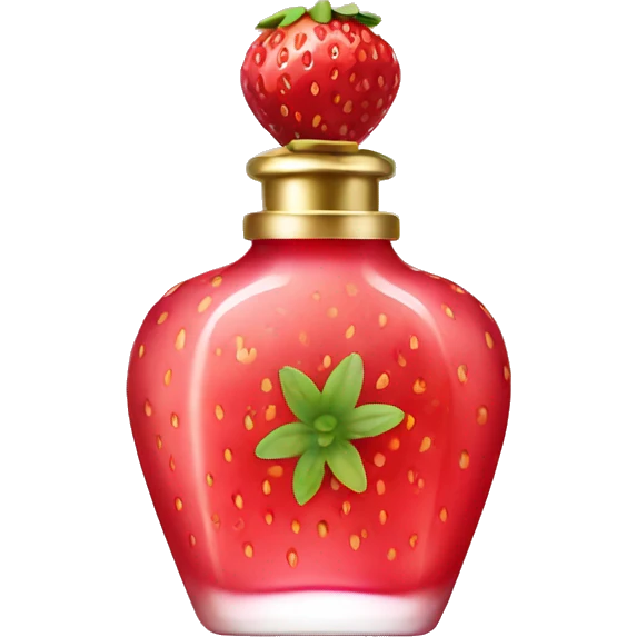 Strawberry perfume emoji