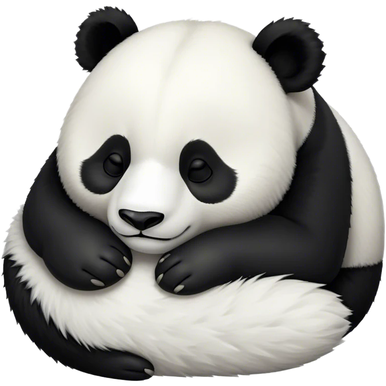 panda sleeping emoji