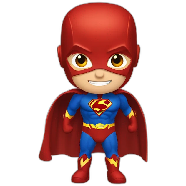 THE FLASH MIXED WITH SUPERMAN emoji