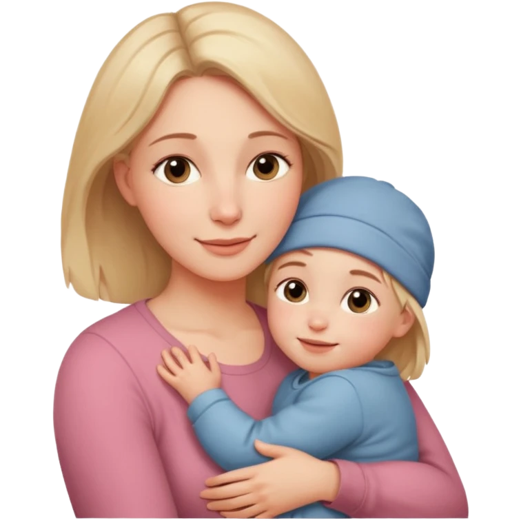 A loving mother holding her young child in her arms, warm natural light coming through a window, soft smile, emotional connection, candid moment, realistic photography, shallow depth of field, high resolution, warm tones
 emoji