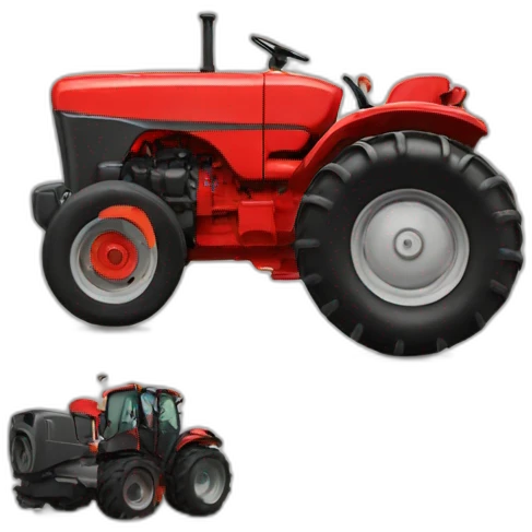 red tractor emoji