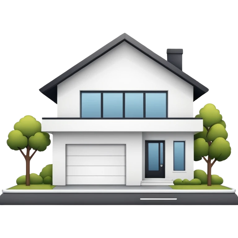 Clean aesthetic house  emoji