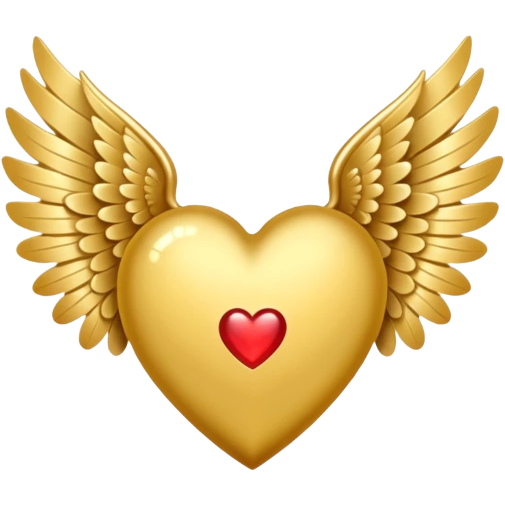 fairytale wings heart emoji