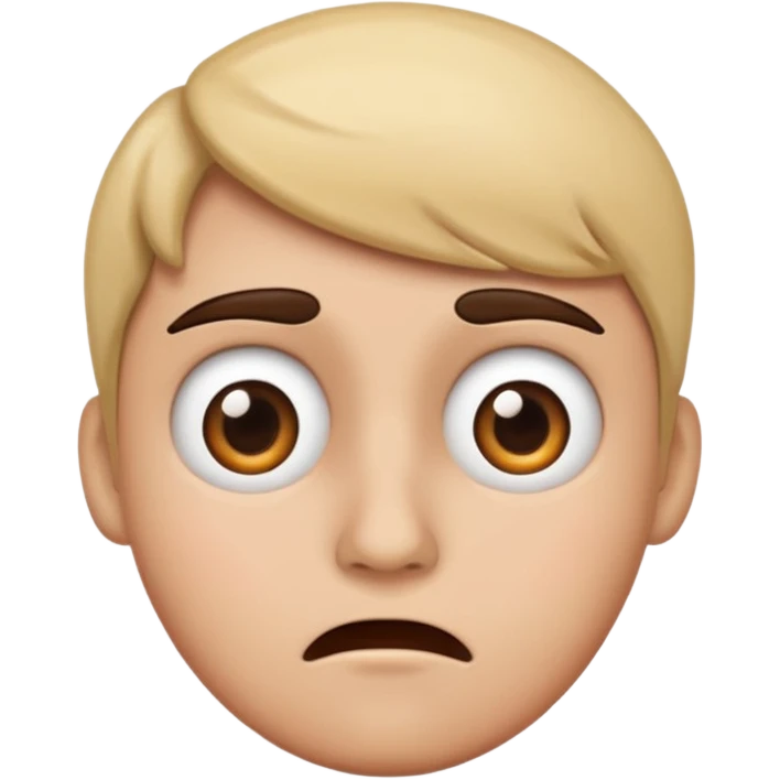 confused face emoji
