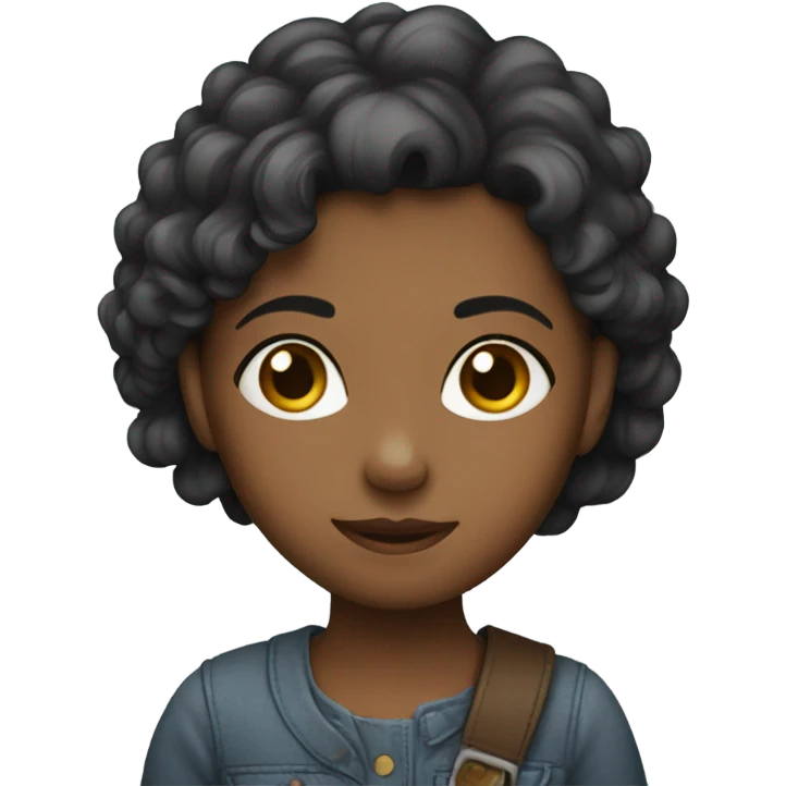 Cute girl emoji