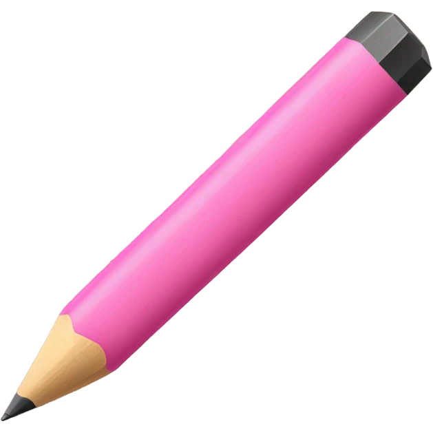 Big pencil emoji
