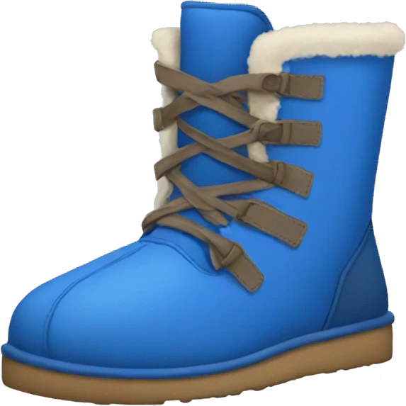 Blue uggs emoji