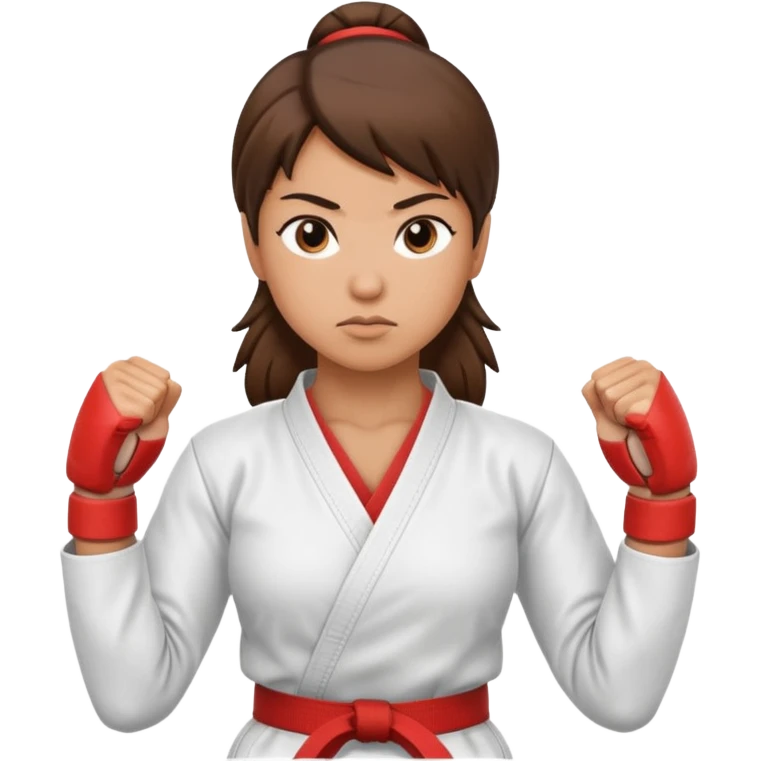 karate lady emoji
