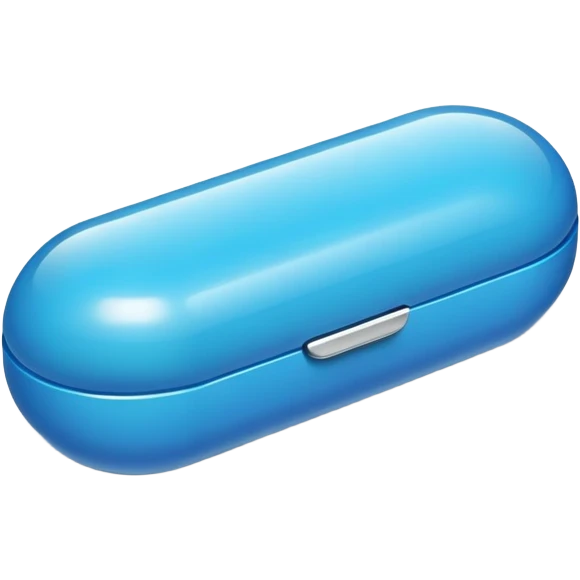 Round Blue pill with “m30”  emoji