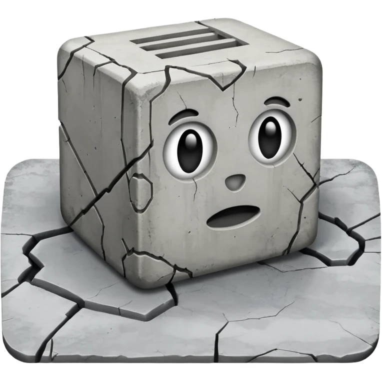 A Block saying "internet" lying on a street emoji