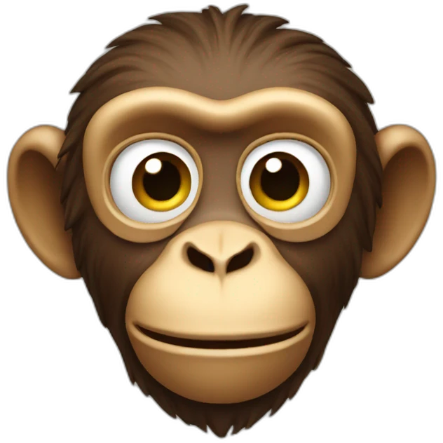 clever monkey emoji