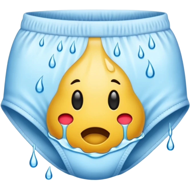 emoji underwear dripping with water emoji
