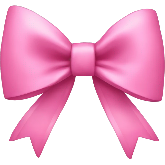 pink bow emoji