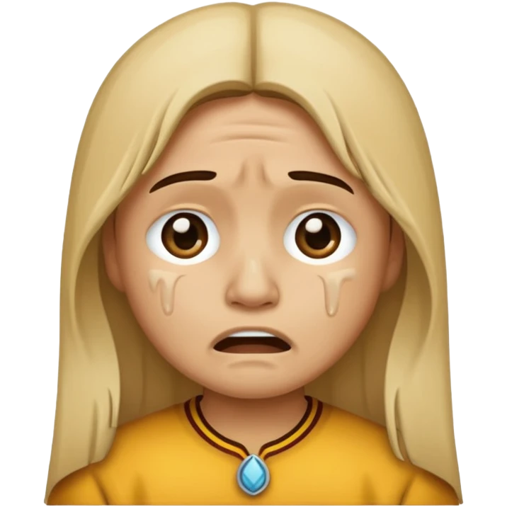 An fsu emoji with an fsu fan crying/depressed so a Seminole emoji