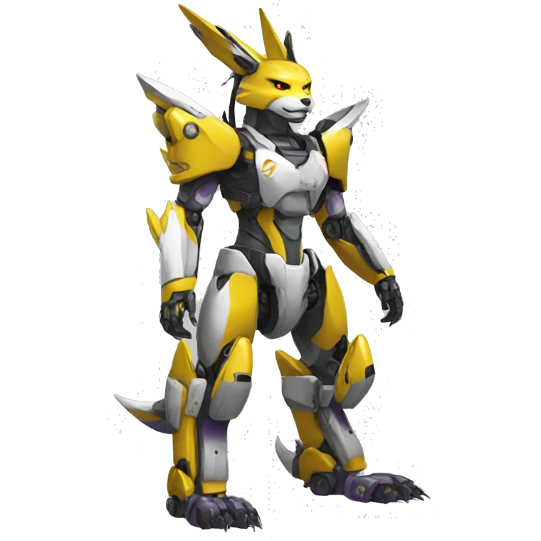 Renamon-Mecha full body emoji