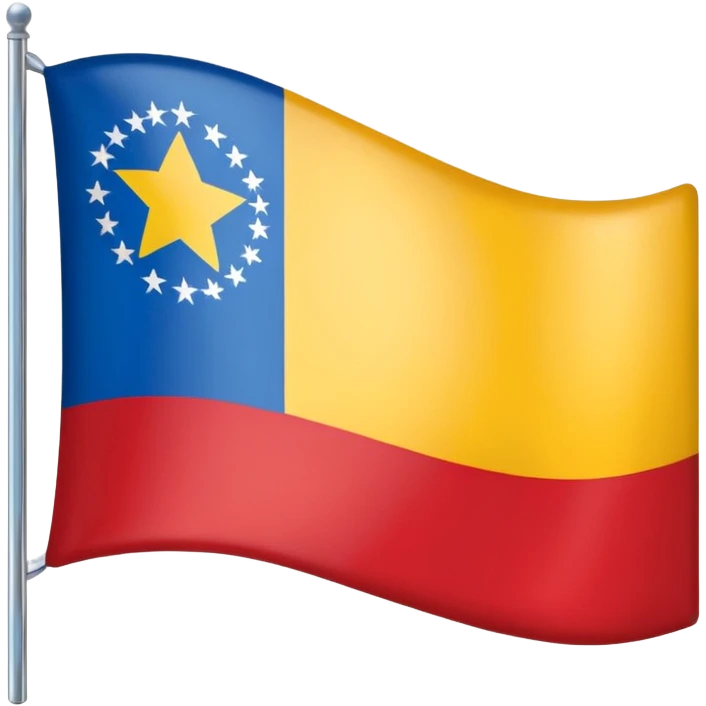 Bandera de Venezuela con destellos  emoji