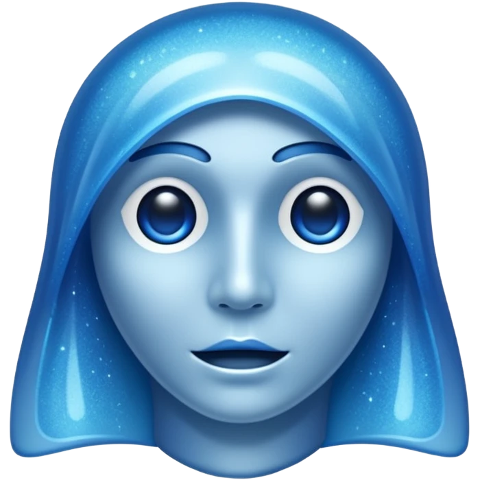 Glitter Blue Panthom emoji