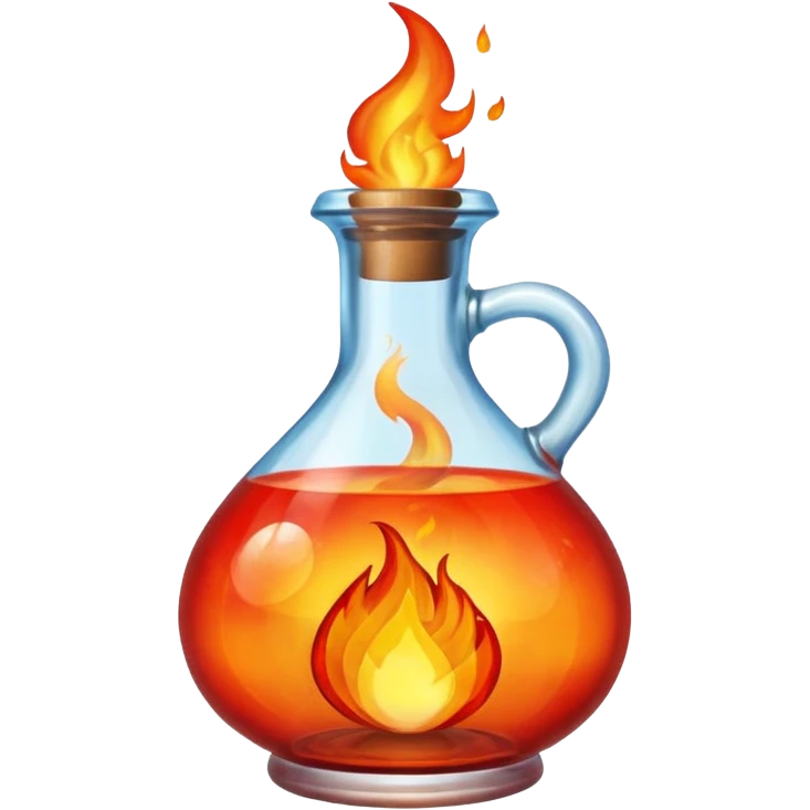 fire potion bottle emoji