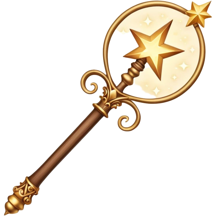 magic wand casting a spell emoji