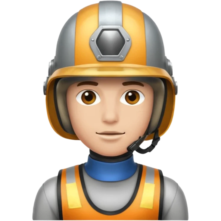 голова в танковом шлемафоне emoji