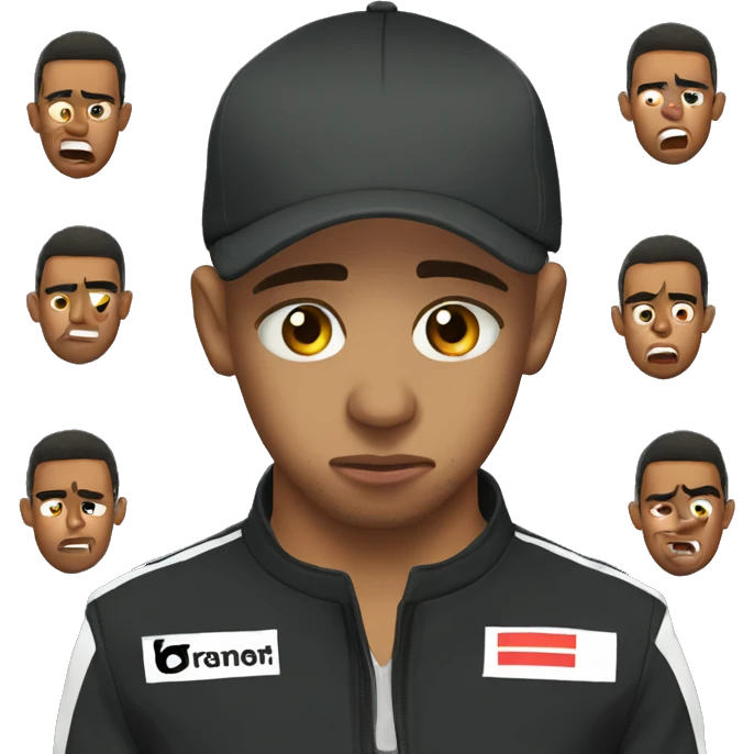 Lewis Hamilton crying emoji
