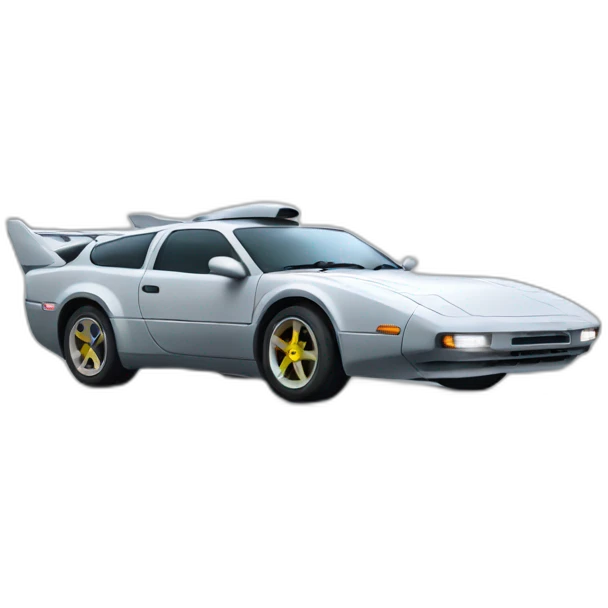 flying car from nurburgring  emoji