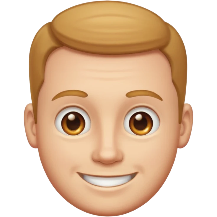 big headed white guy emoji