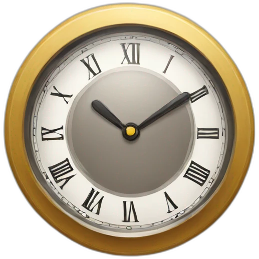 horloge emoji