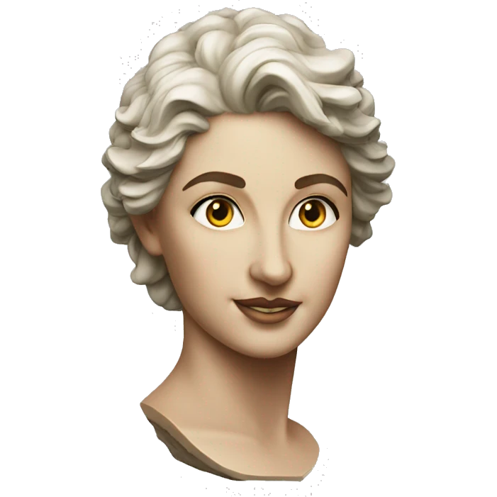 Goddess Diana bust  emoji
