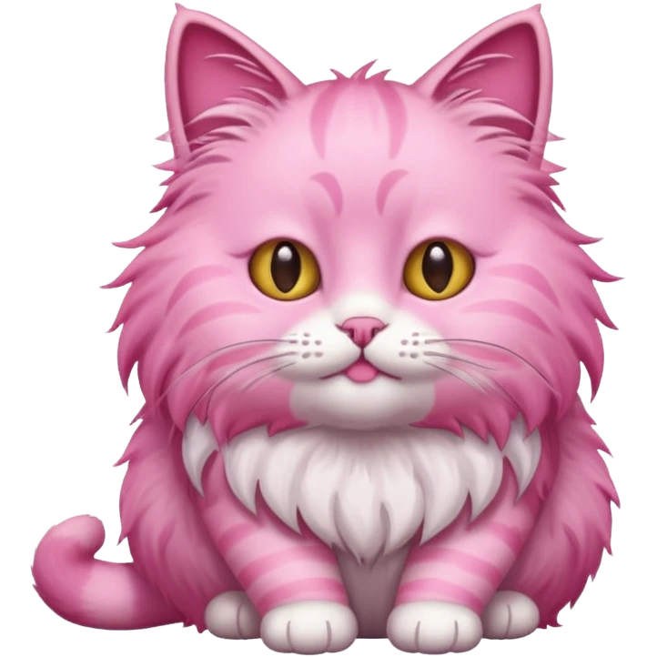 Pink cat emoji