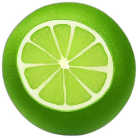 Lime emoji