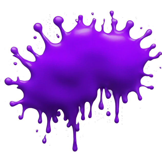 purple paint splash emoji