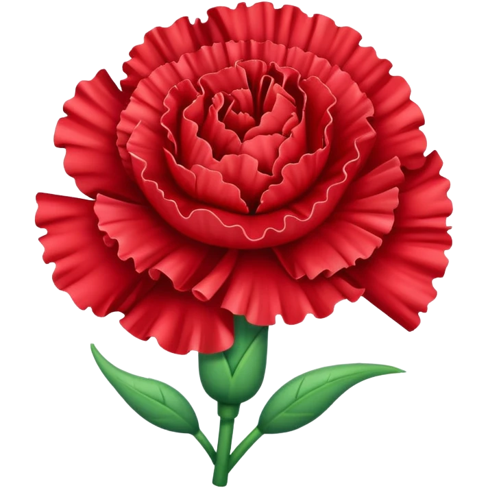 Red Carnation emoj emoji