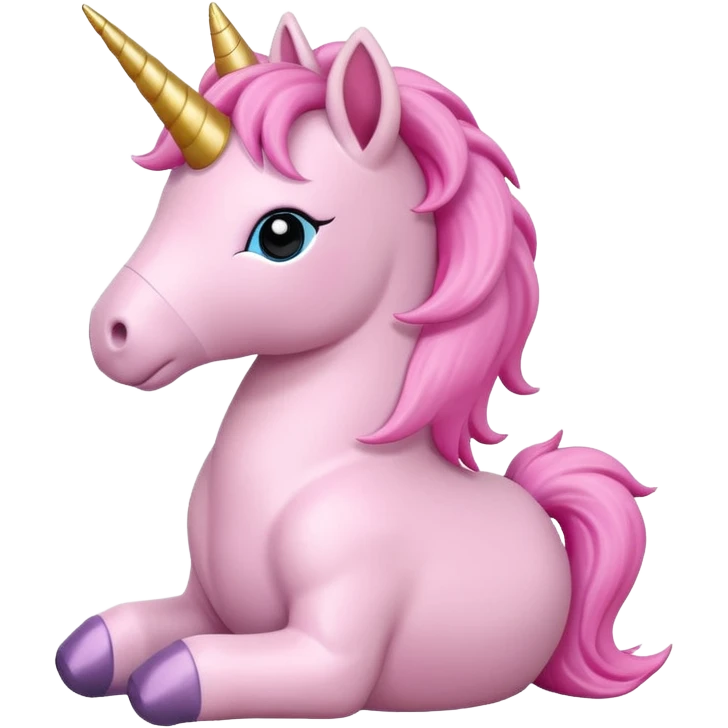 pink unicorn toy emoji
