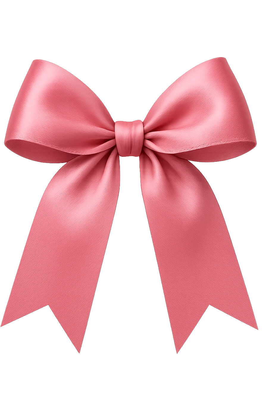 pink Valentine bow. remove background emoji