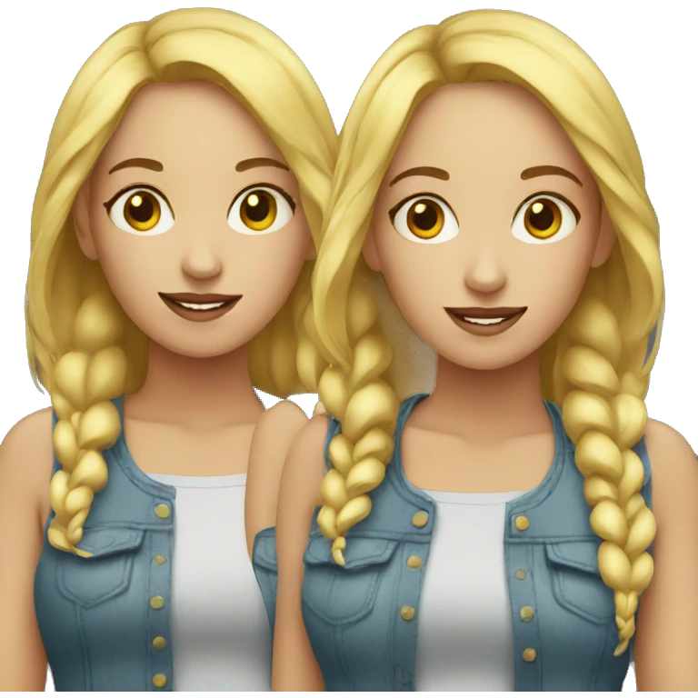 twins woman emoji
