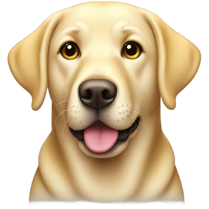 yellow labrador retriever emoji