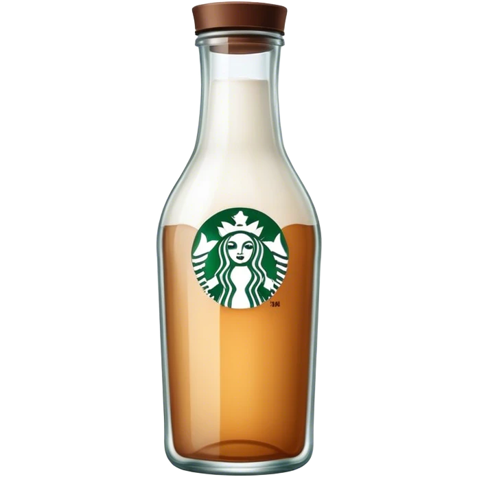 Starbucks glass bottle emoji